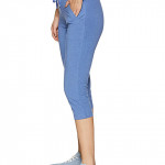 Cotton Stretch Lounge Capri with Pockets