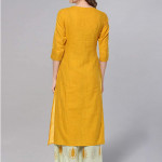 Mustard Kurta Set